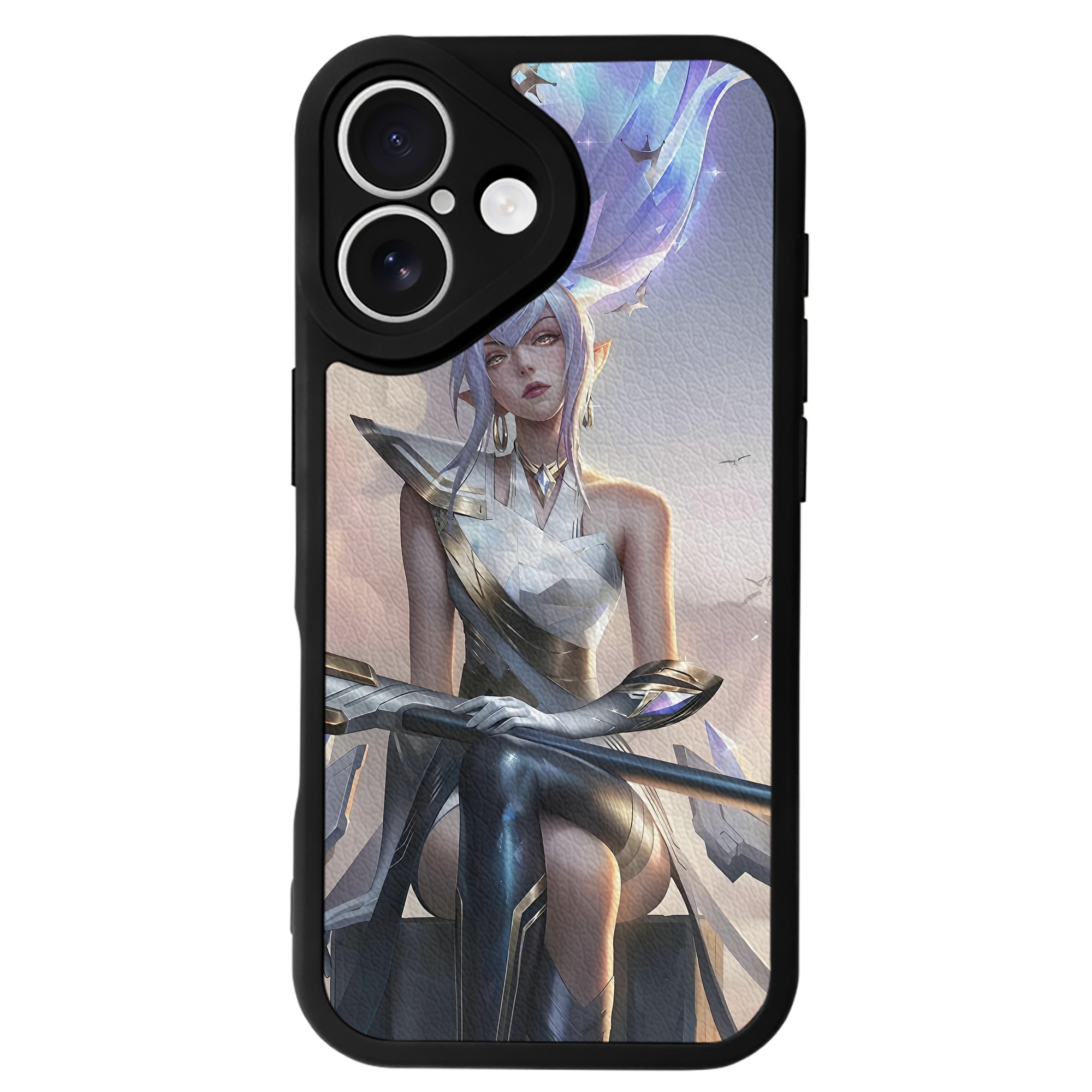 リーグ・オブ・レジェンド League of Legends LOL 【iPhone 16シリーズ対応】シリコンスマホケース（レザー調） 材質：シリコン